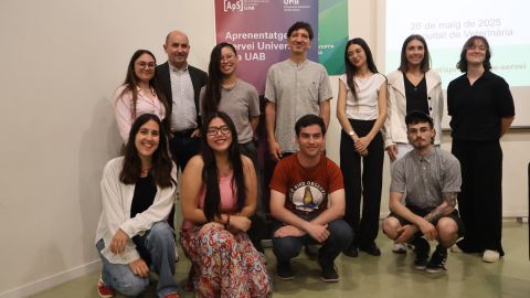 Premiats i premiades de la 4a edició dels Premis TFG en ApS